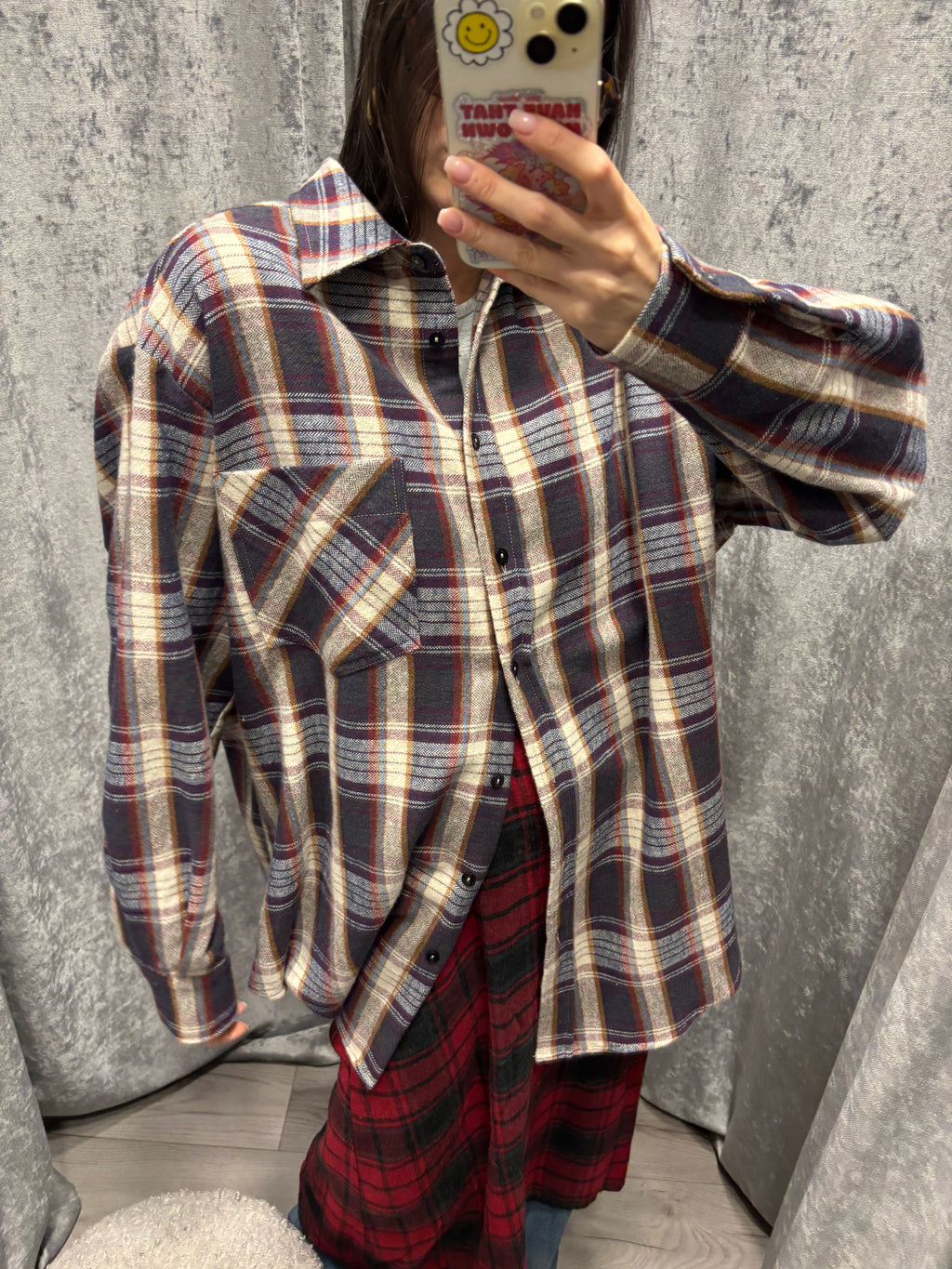 Camicia Check Oversize