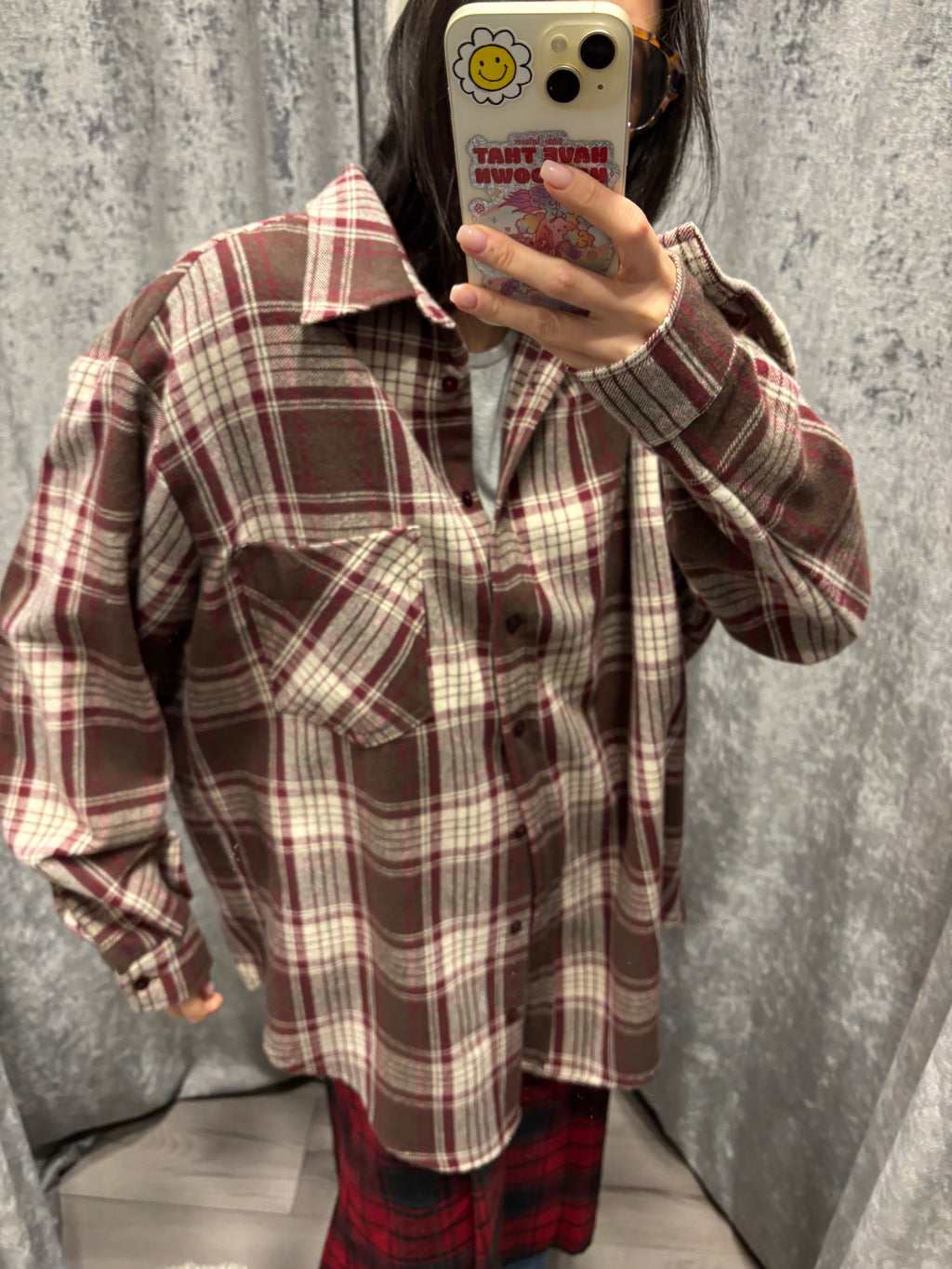 Camicia Check Oversize