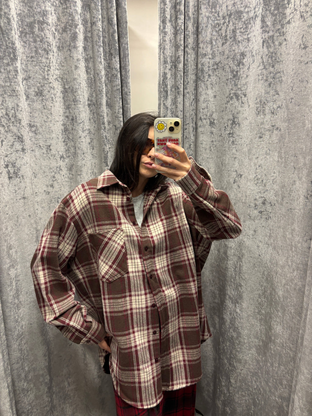 Camicia Check Oversize