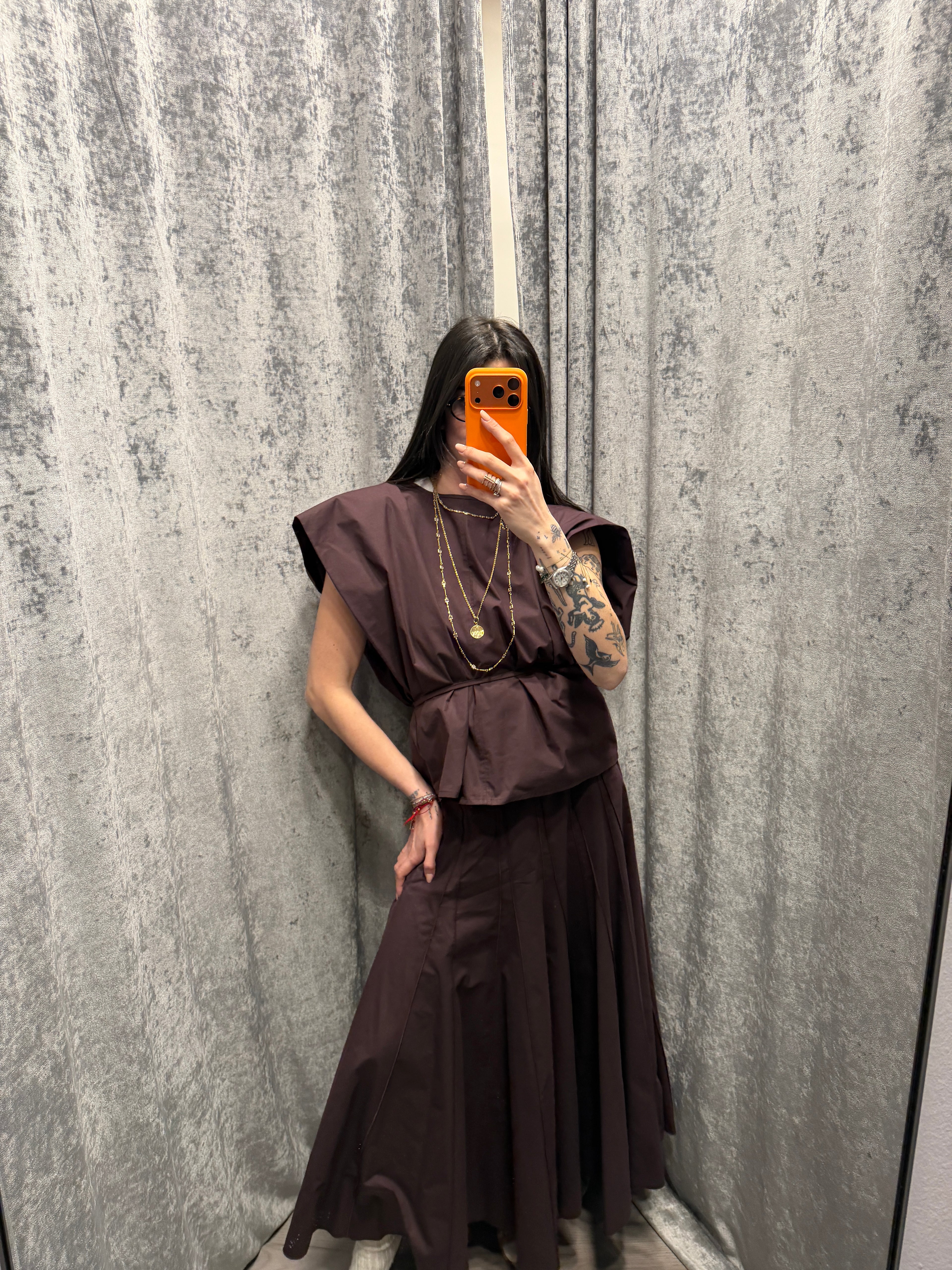 Camicia in popeline