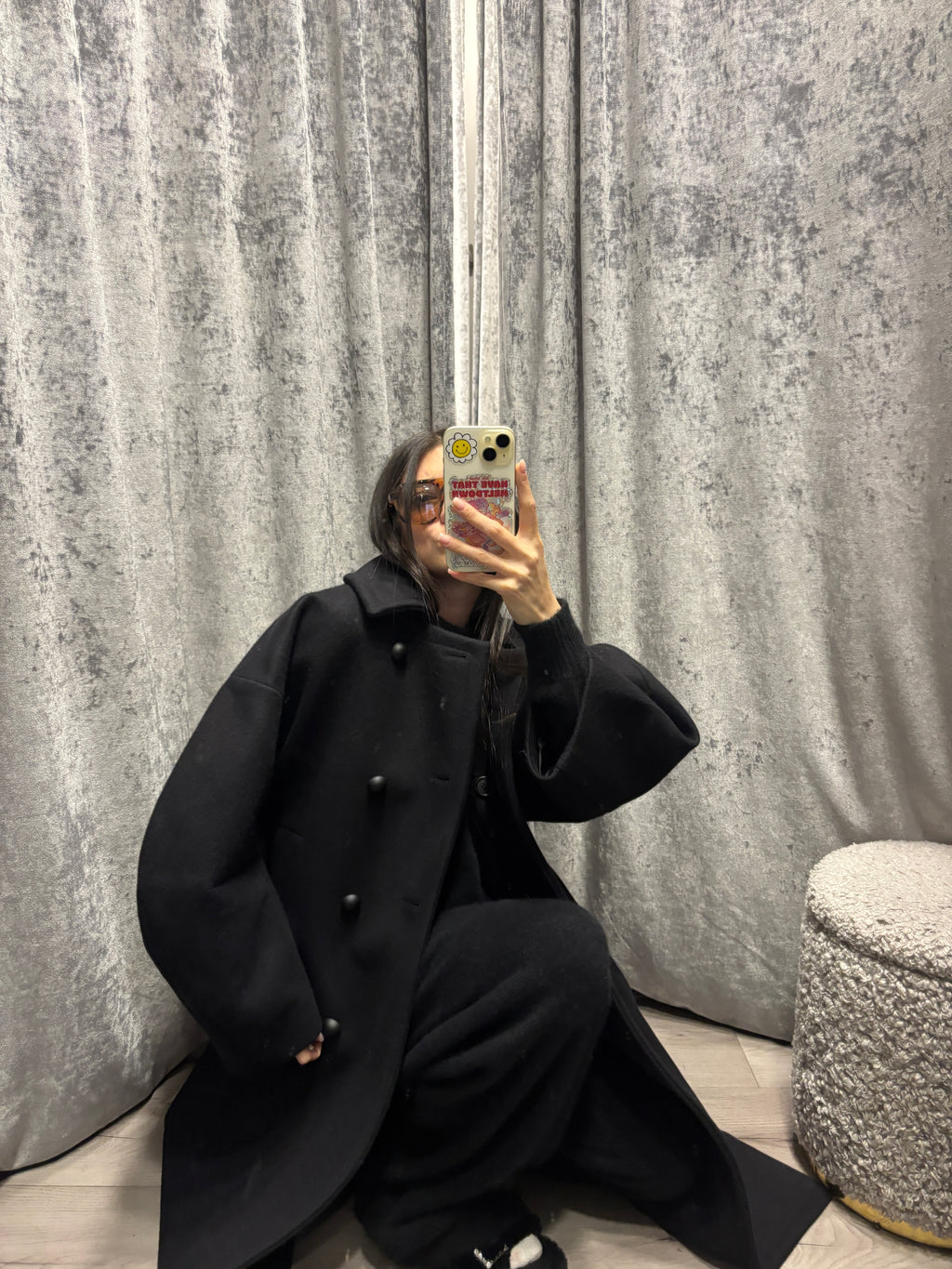 Cappotto scultoreo in lana