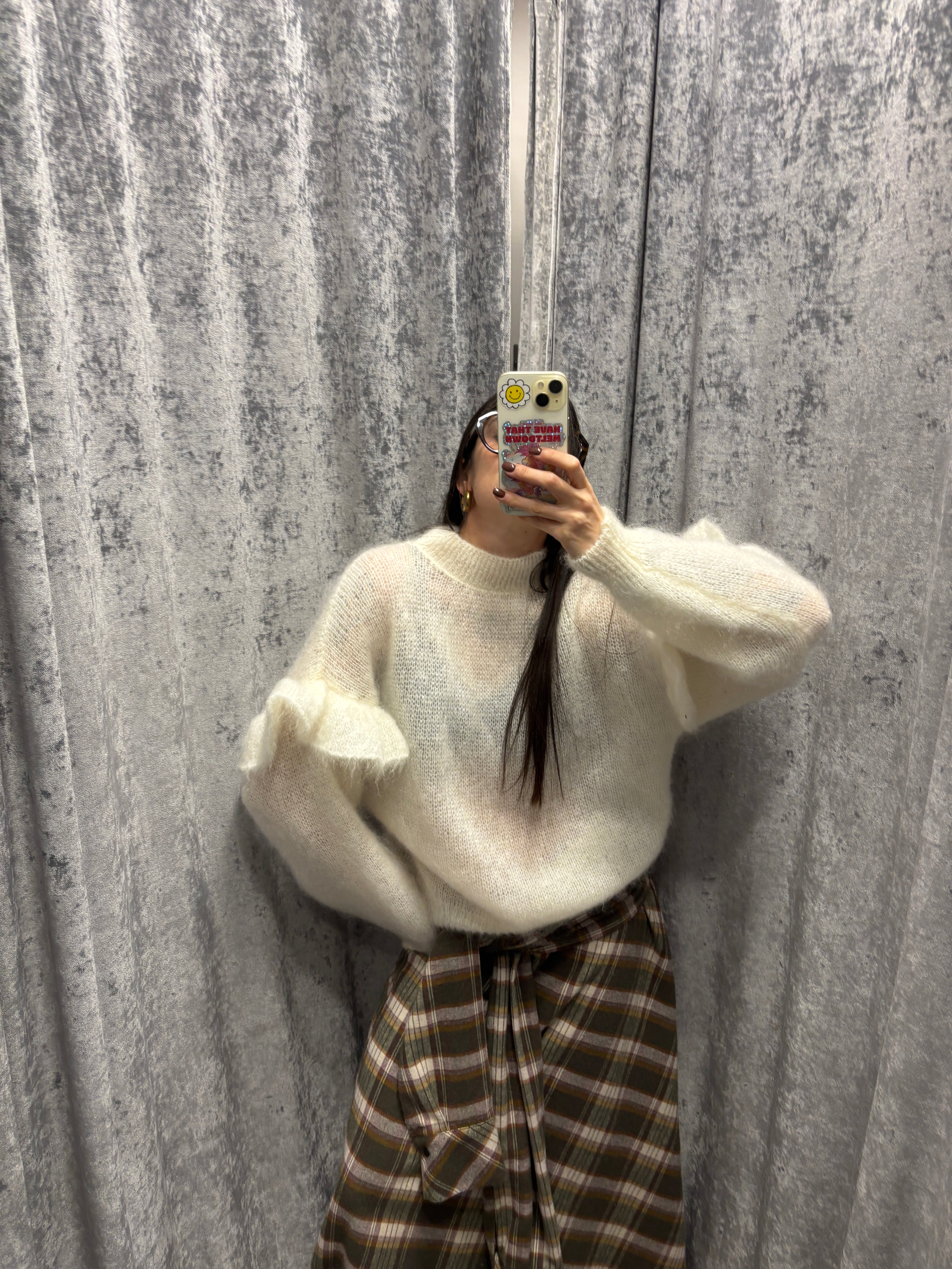 Lupetto "fru fru" mohair