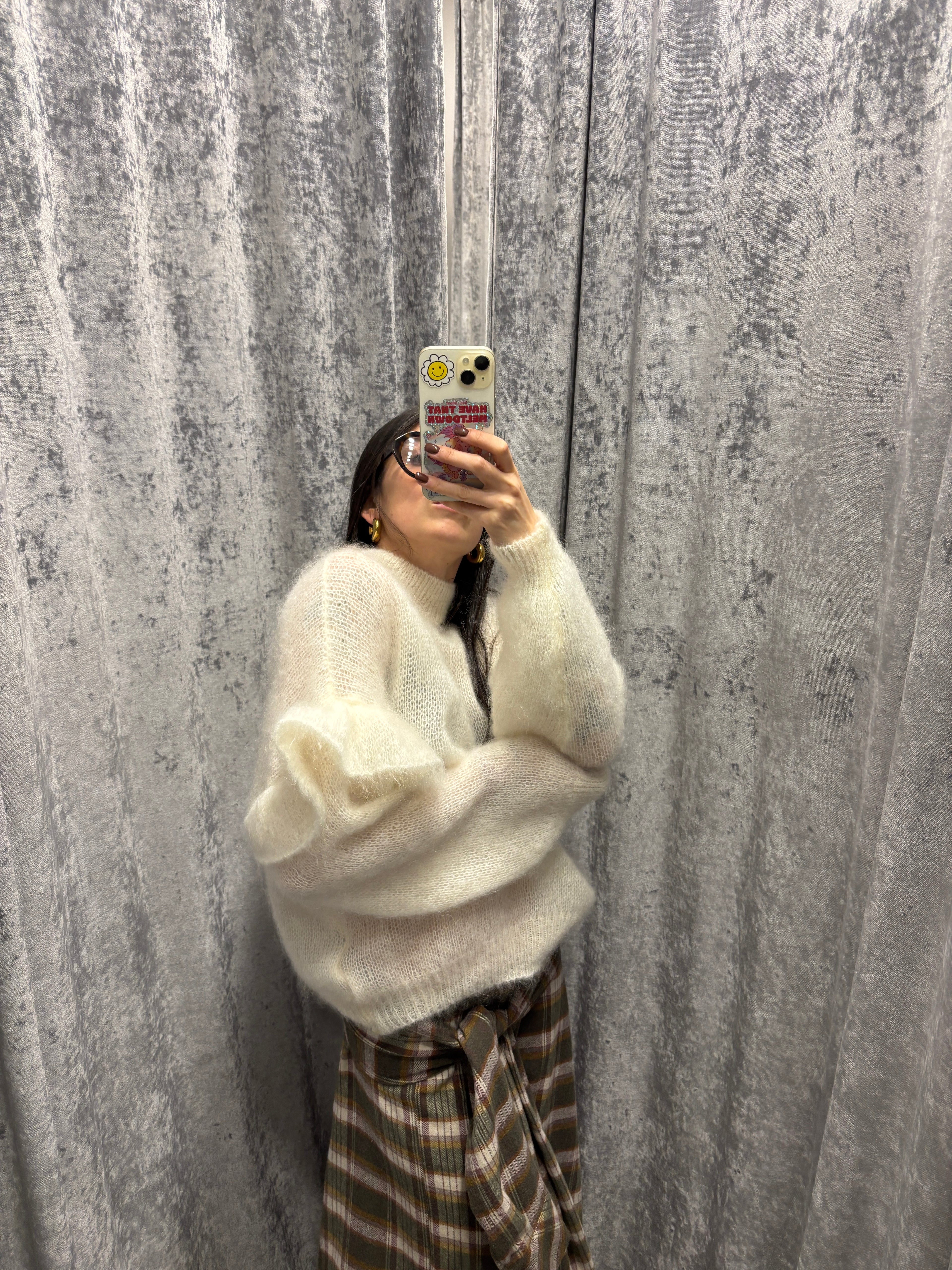 Lupetto "fru fru" mohair