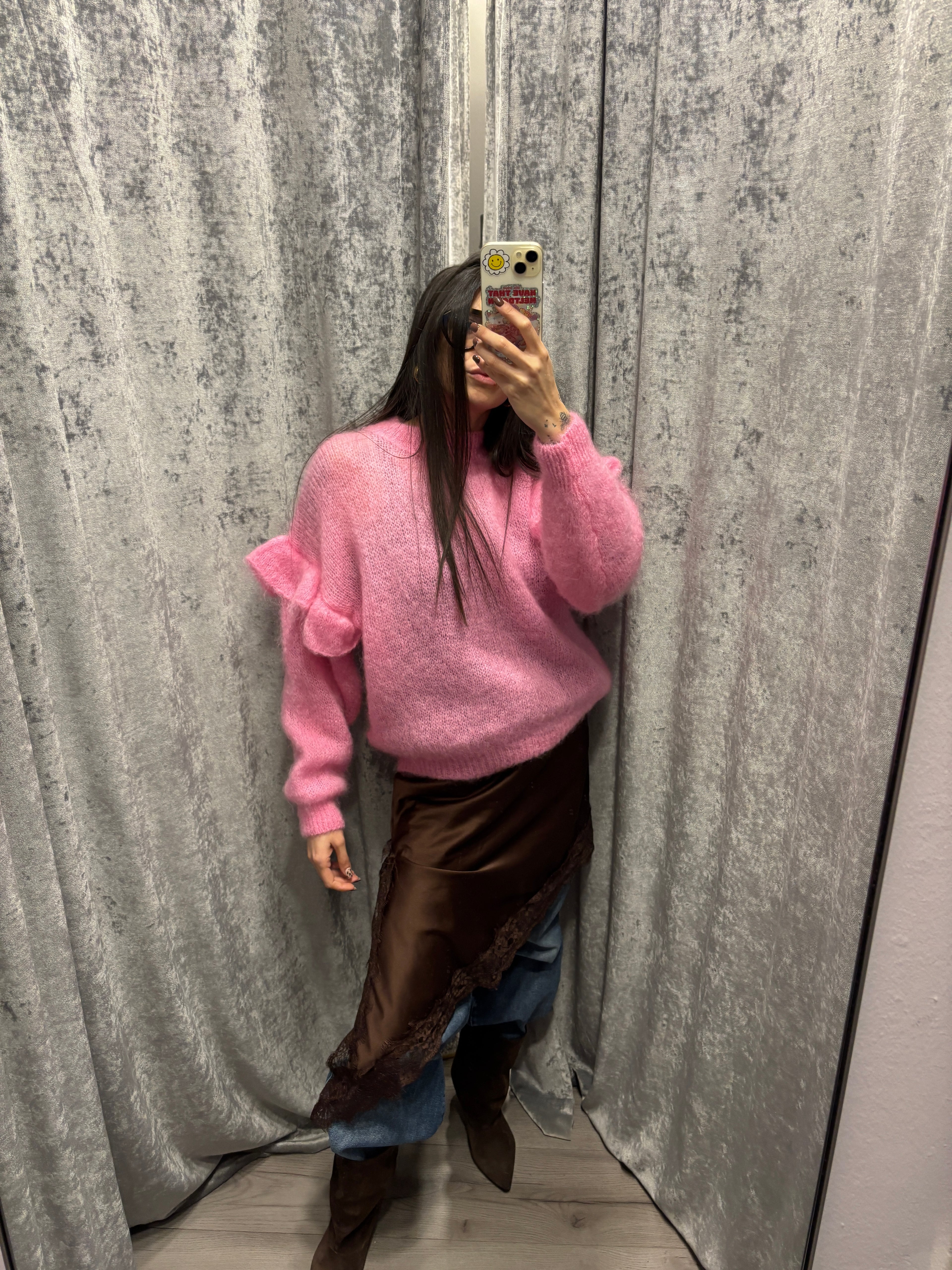 Lupetto "fru fru" mohair