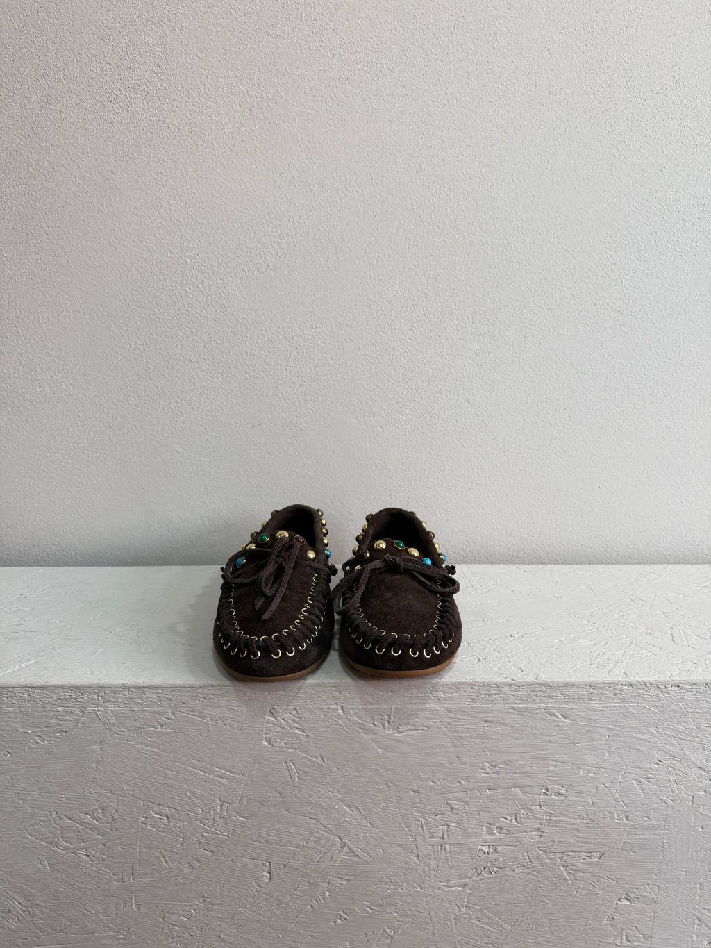 Mocassino in suede indiano