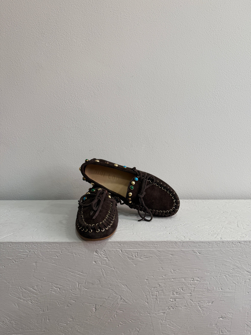 Mocassino in suede indiano
