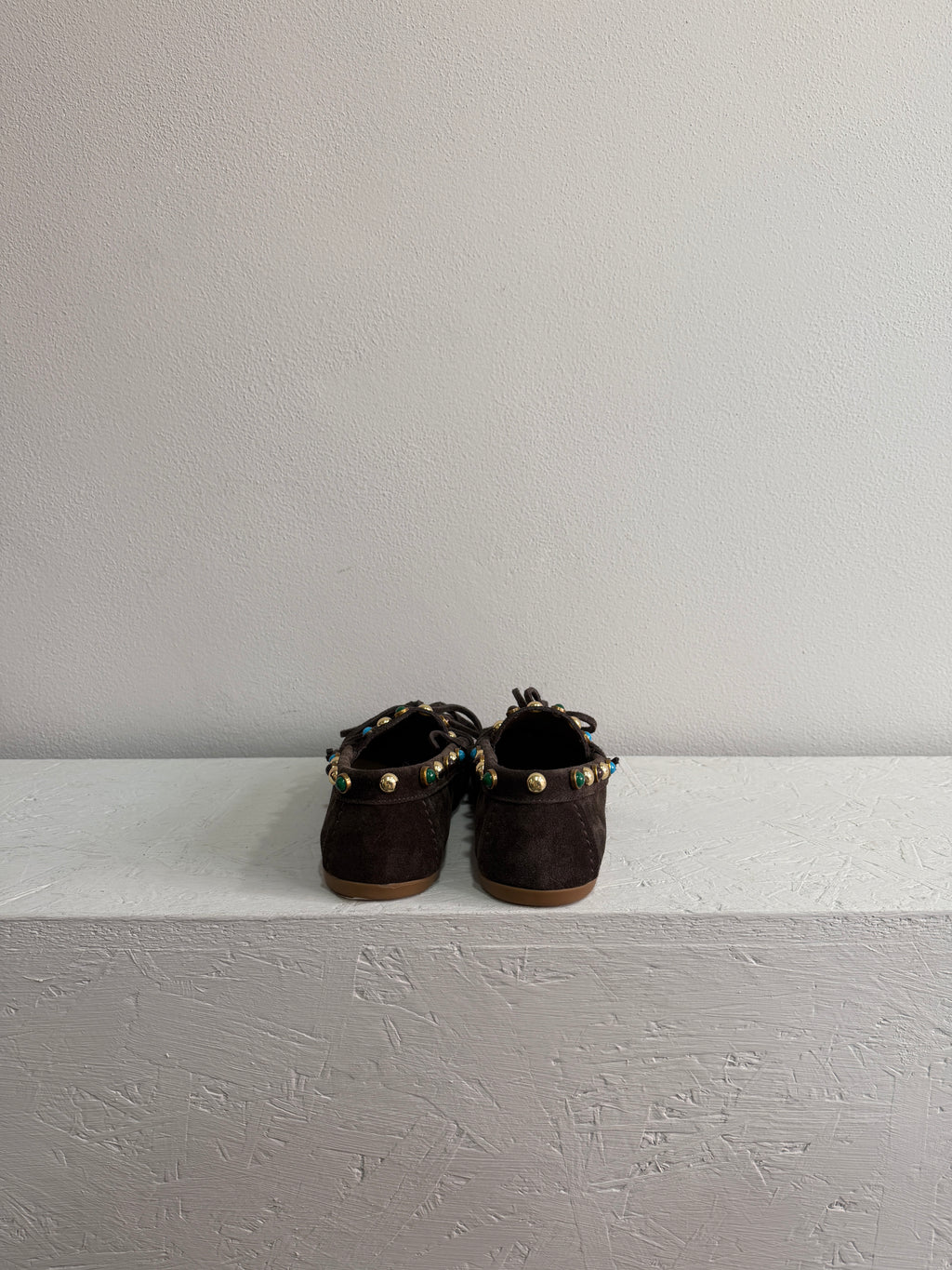 Mocassino in suede indiano