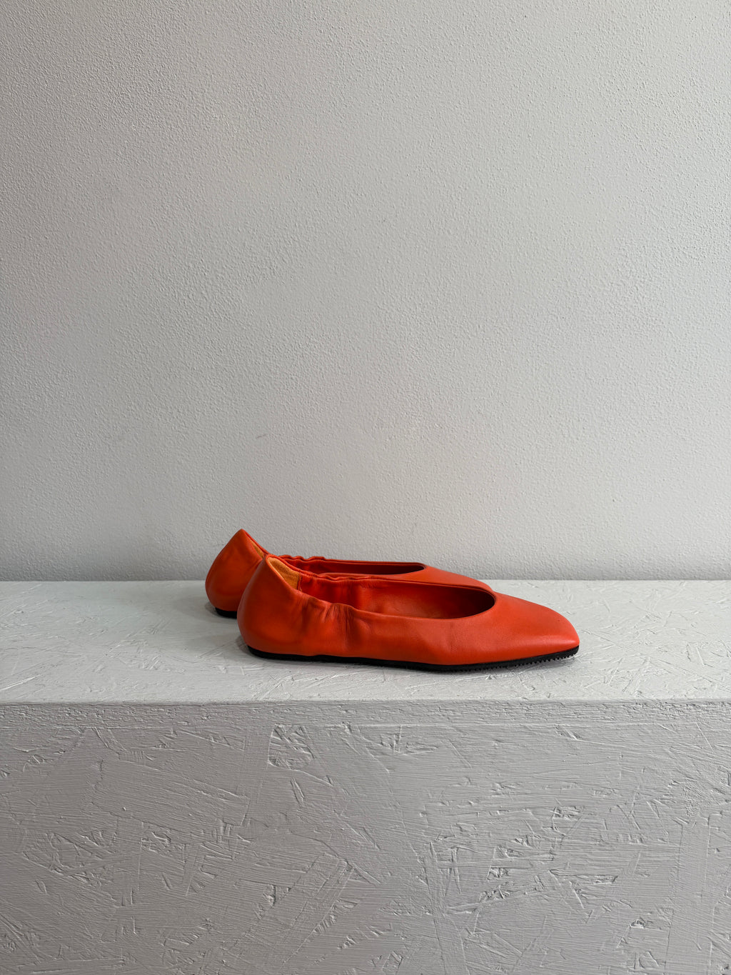 Ballerina in nappa arancione