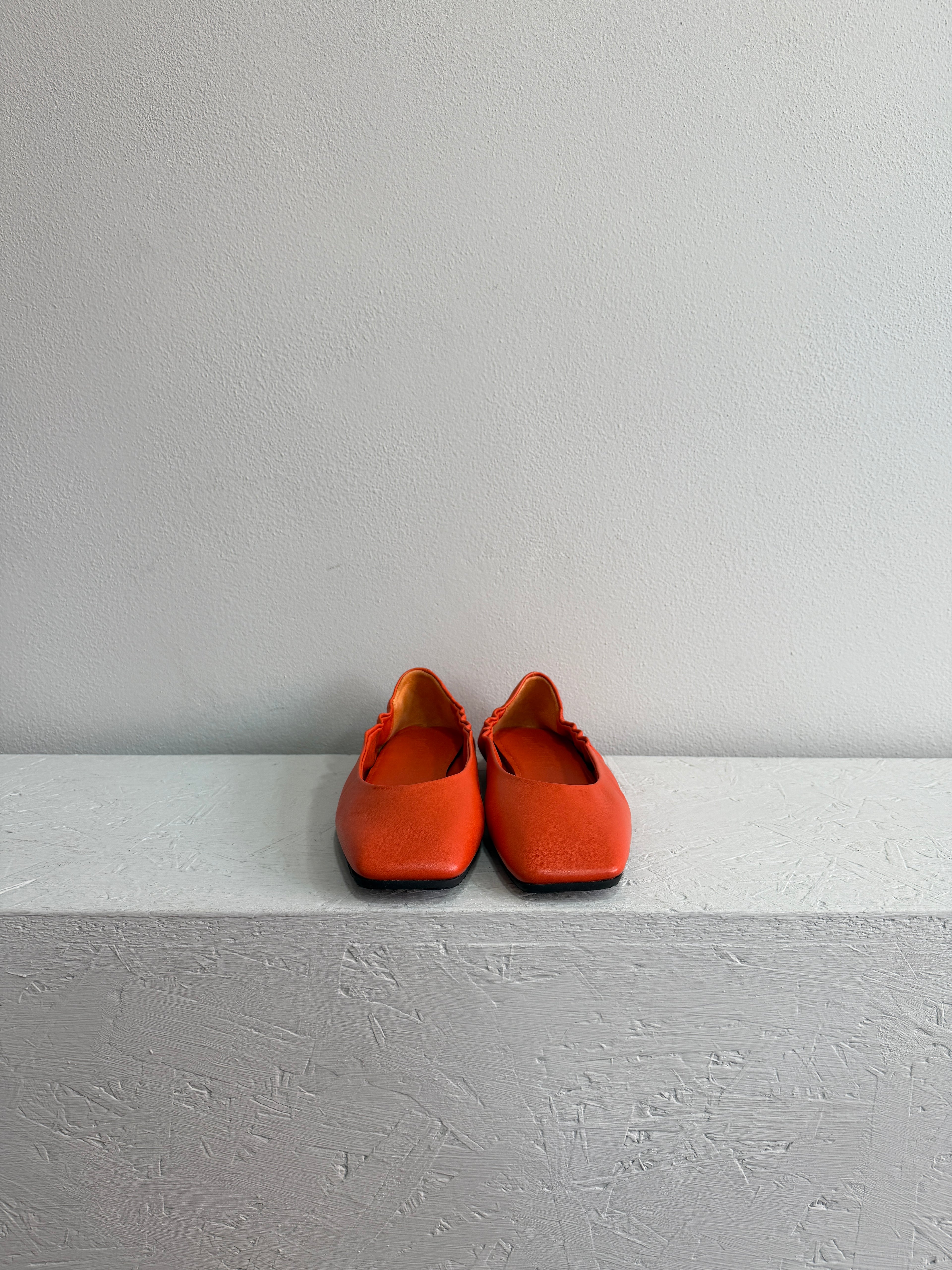 Ballerina in nappa arancione