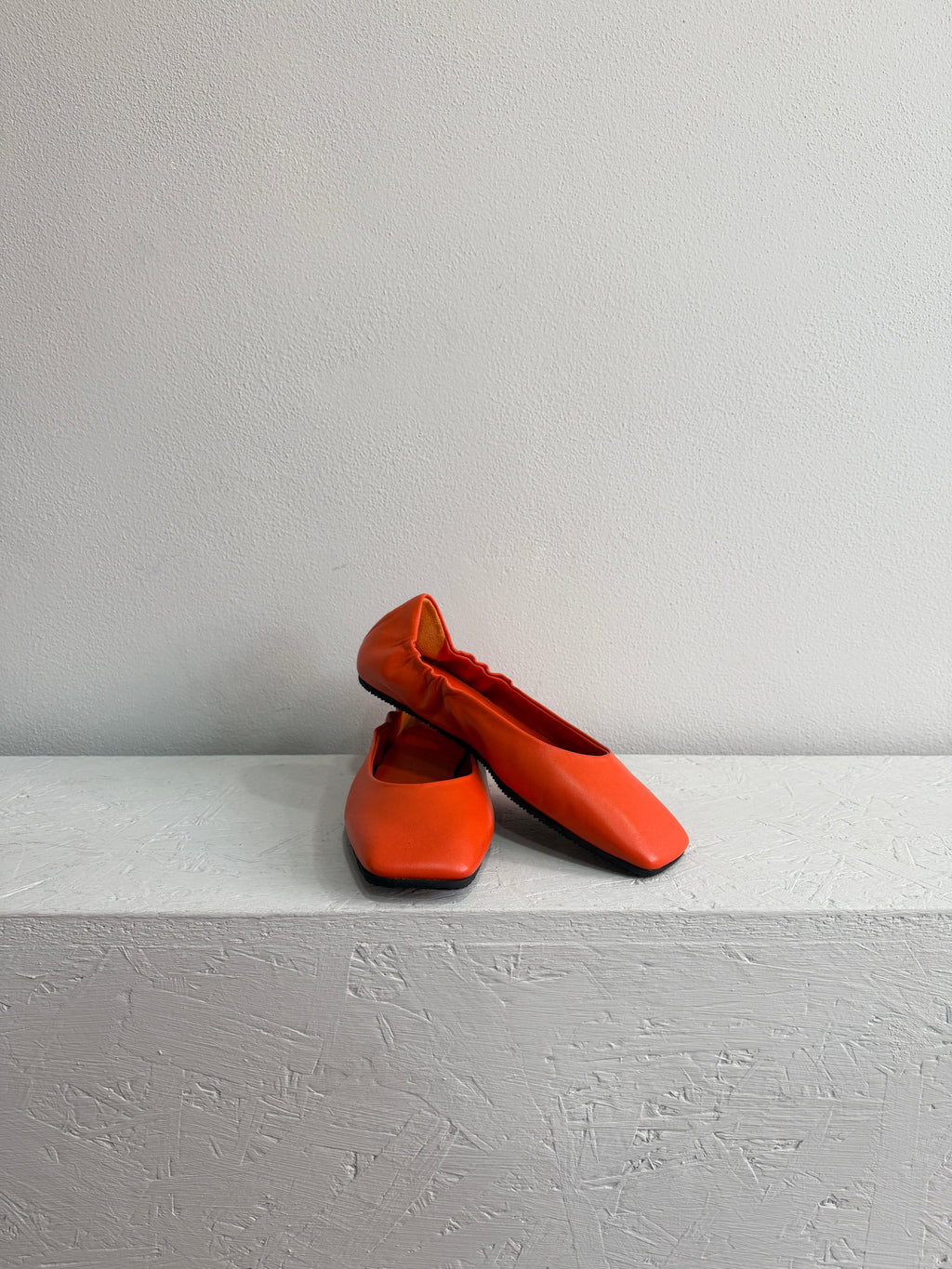 Ballerina in nappa arancione