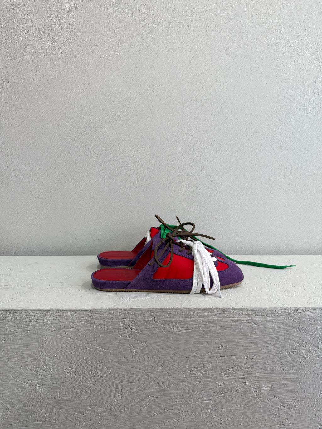 Sneaker mules bicolor