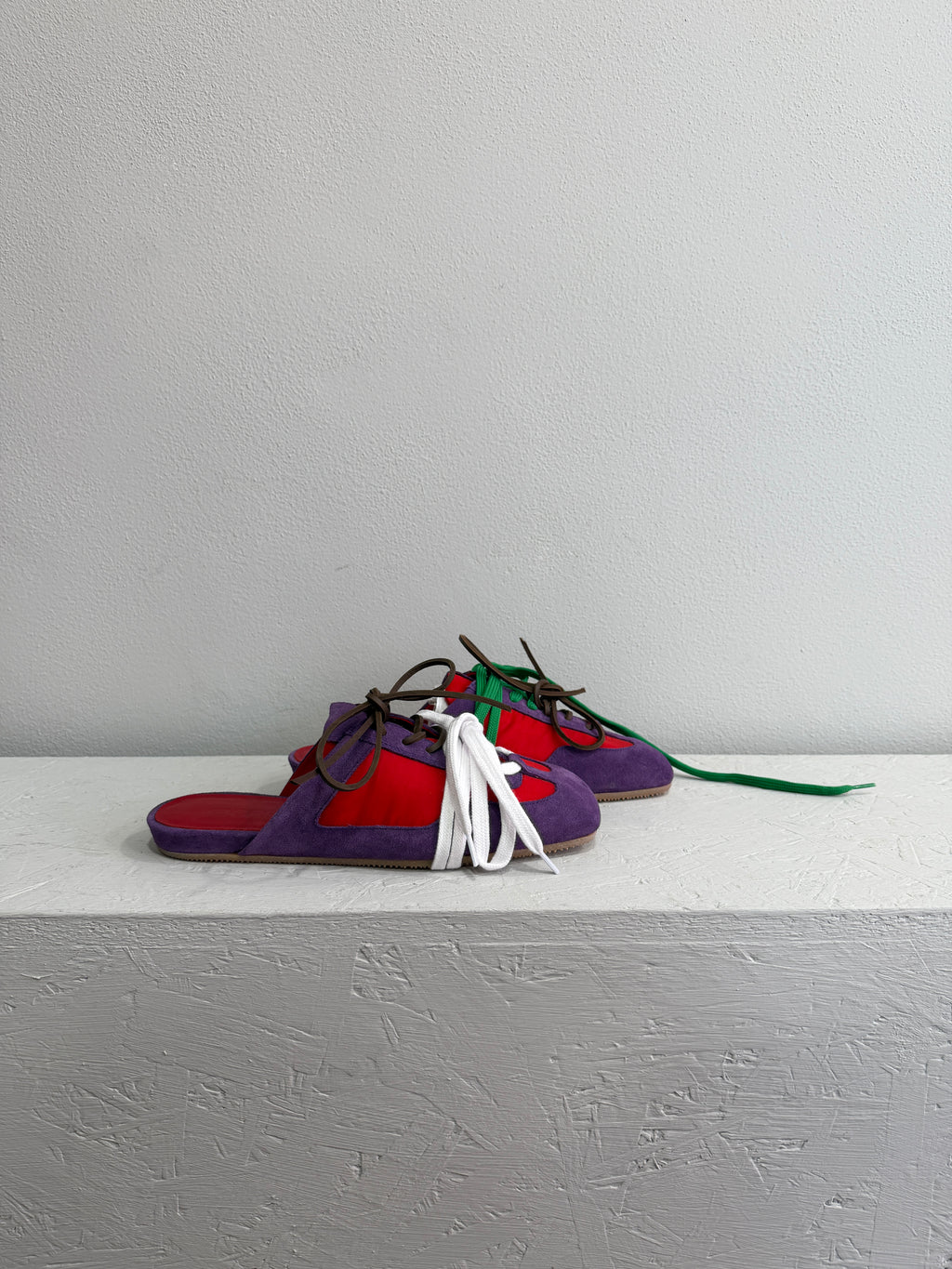 Sneaker mules bicolor