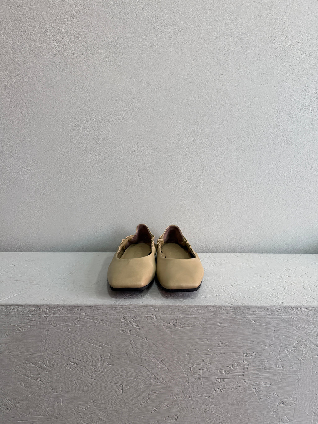 Ballerina in nappa beige