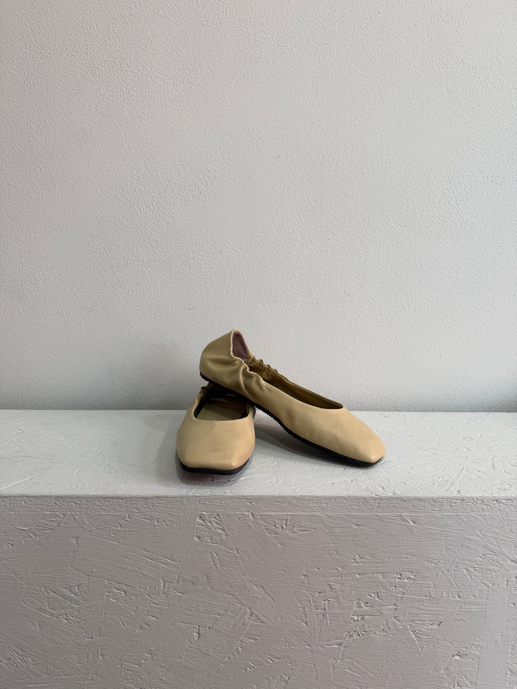 Ballerina in nappa beige