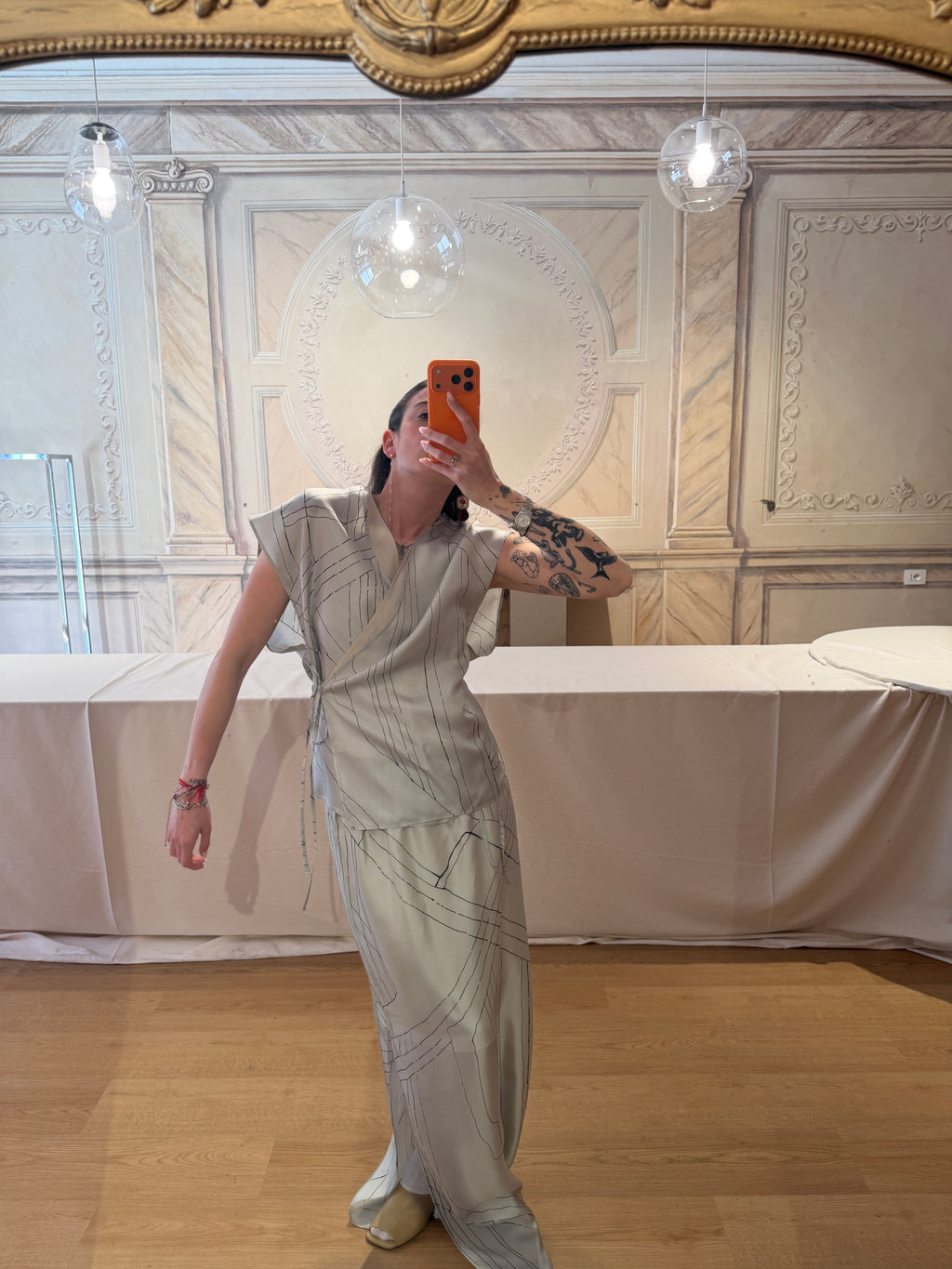 CAMICIA IN SETA STAMPATA