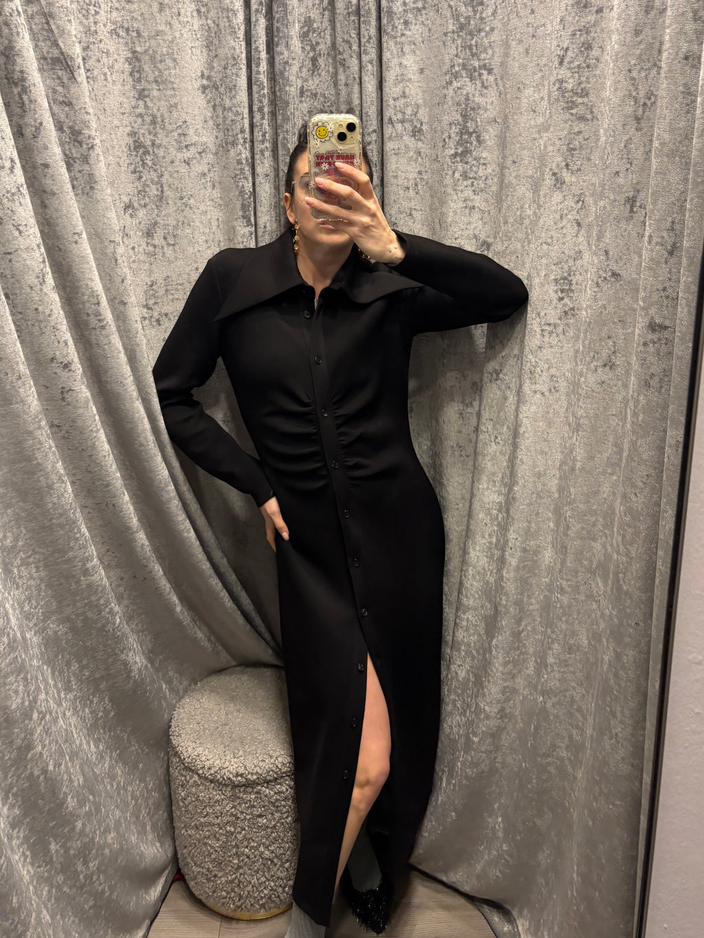 ABITO CHEMISIER IN NEOPRENE