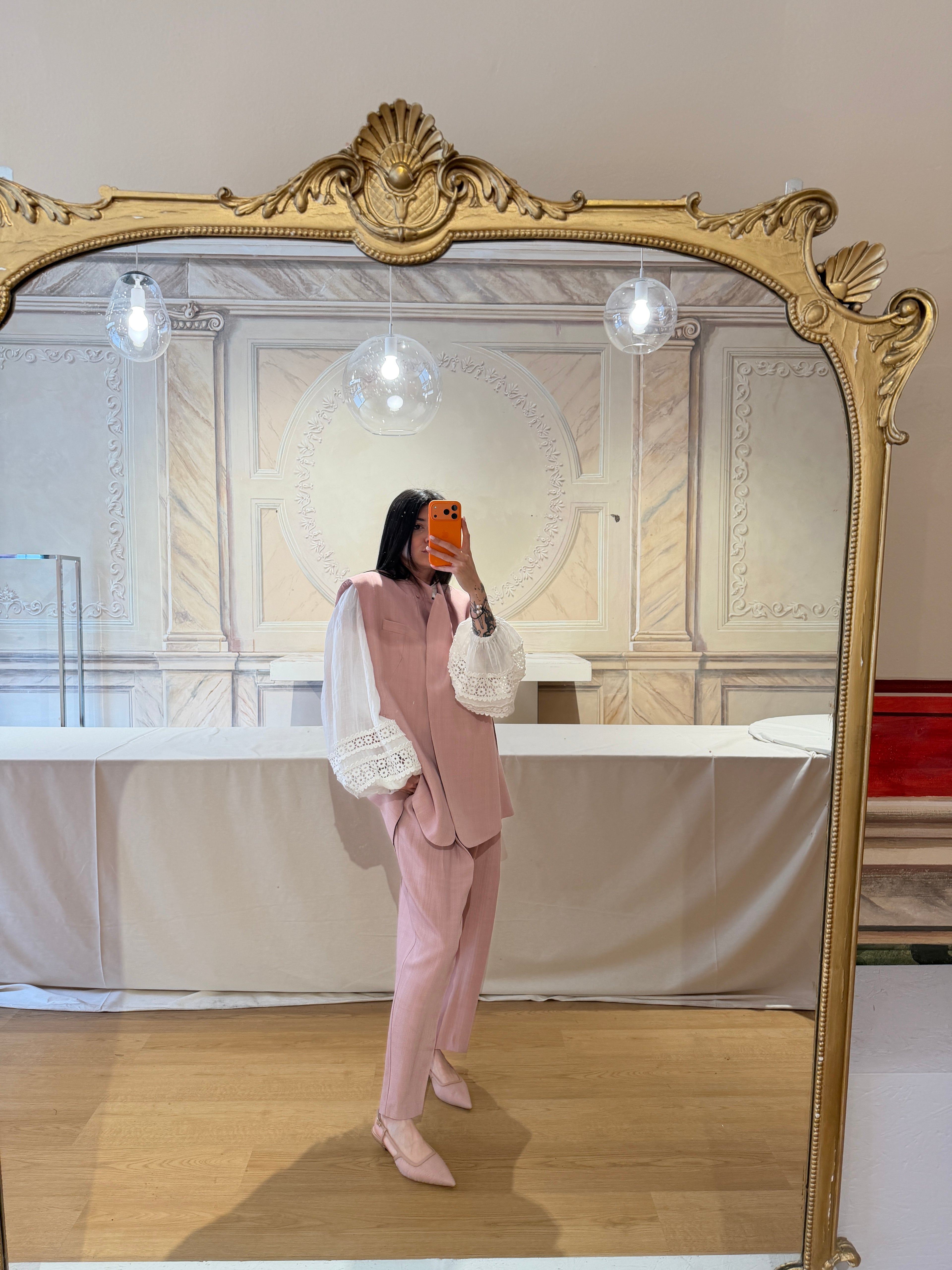 PANTALONE ELEGANTE CON PIEGA SUL DAVANTI