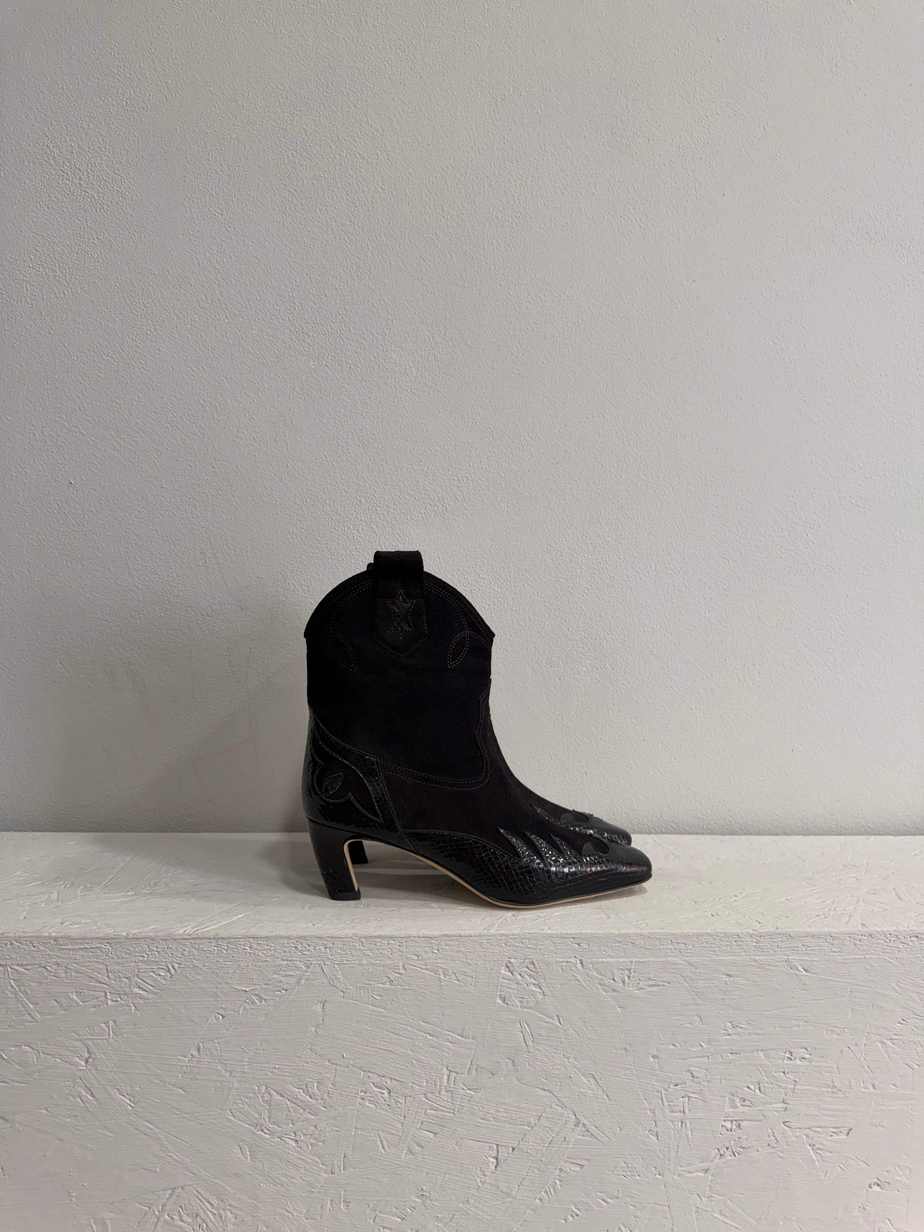 Stivali Cowboy in suede