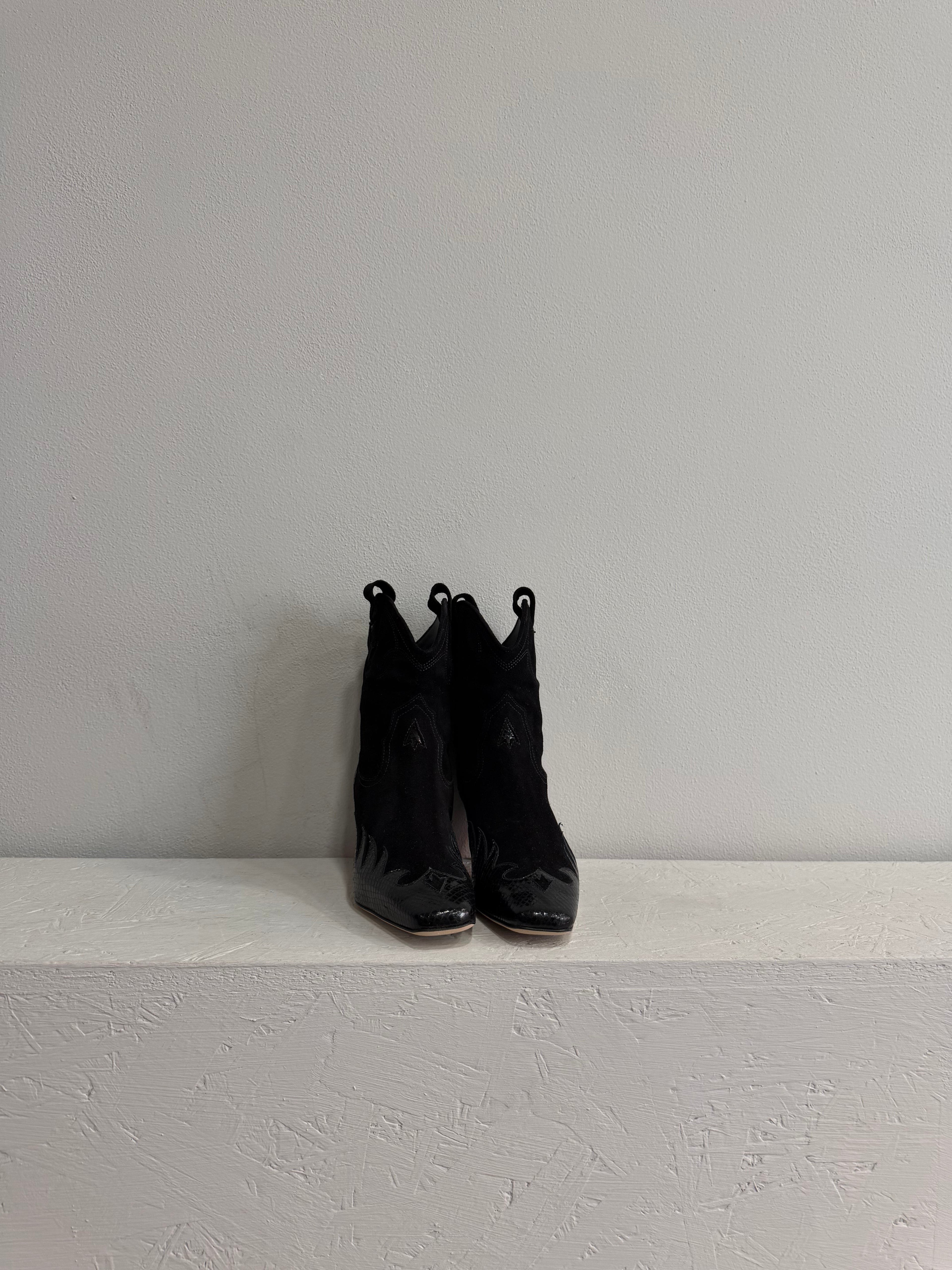 Stivali Cowboy in suede