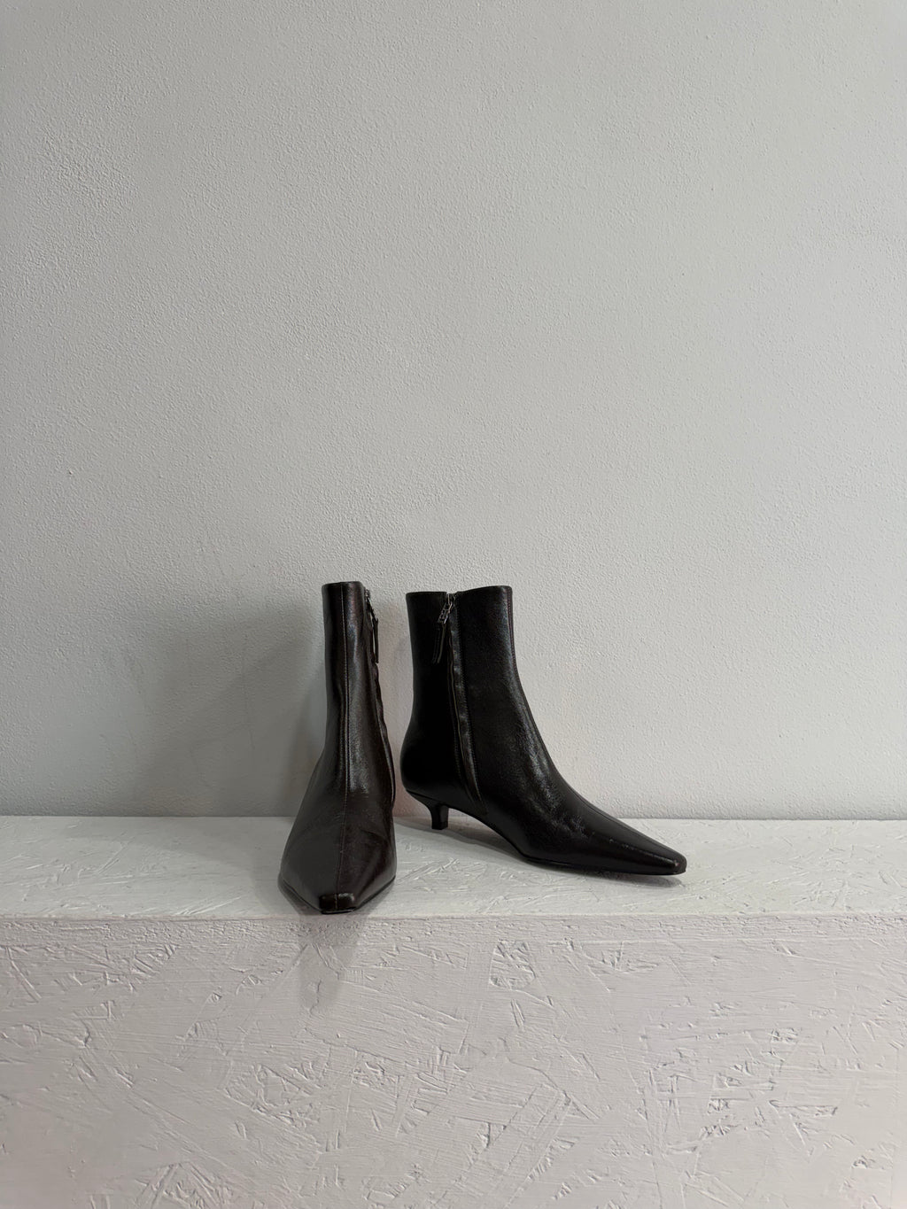 Stivaletto con tacco basso