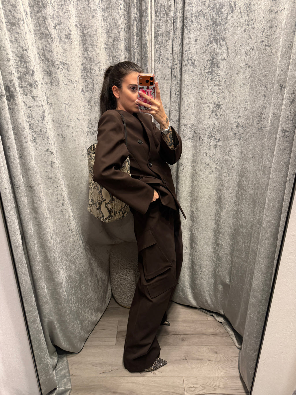PANTALONE BARREL CON TASCONE