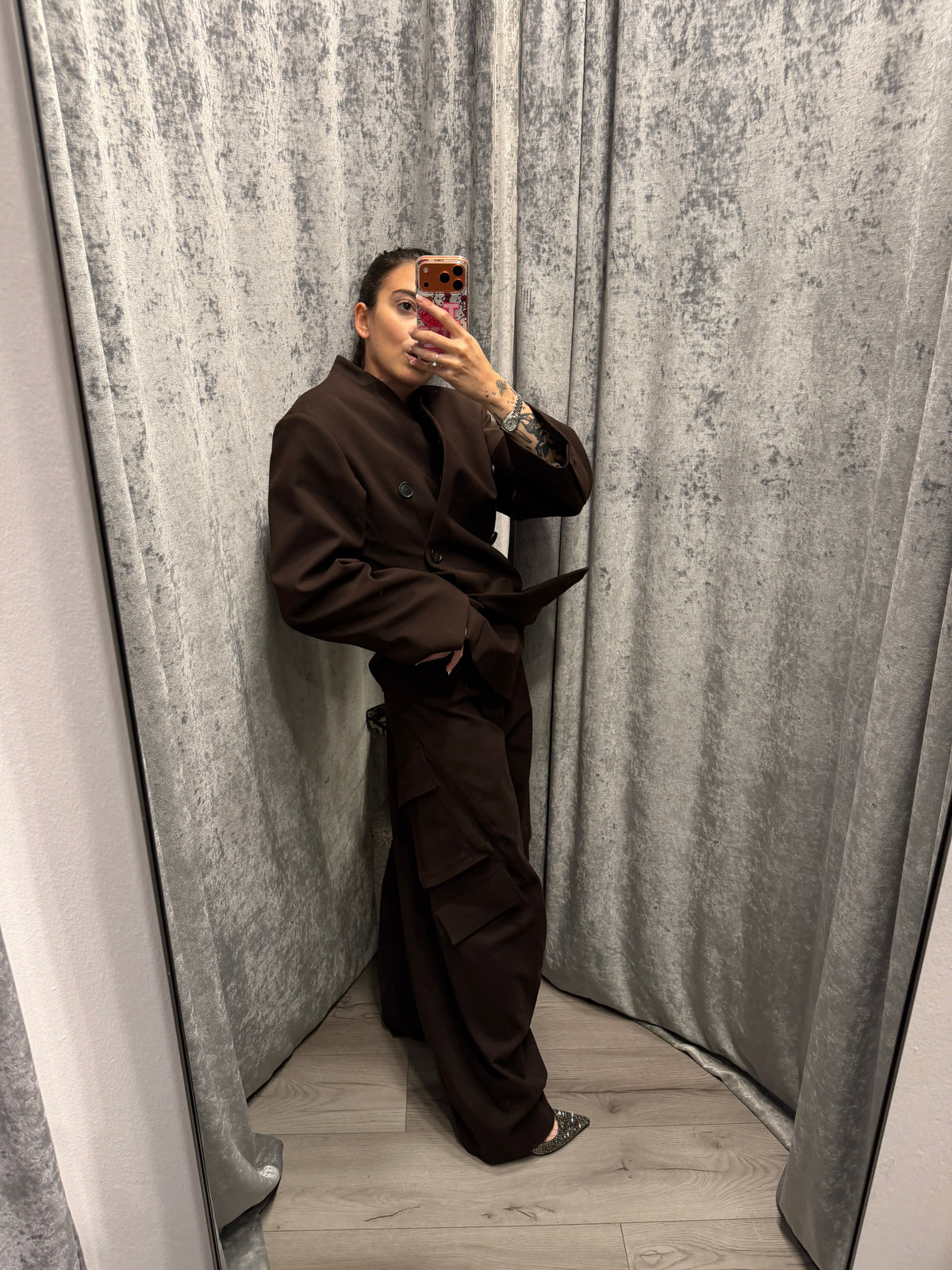 PANTALONE BARREL CON TASCONE