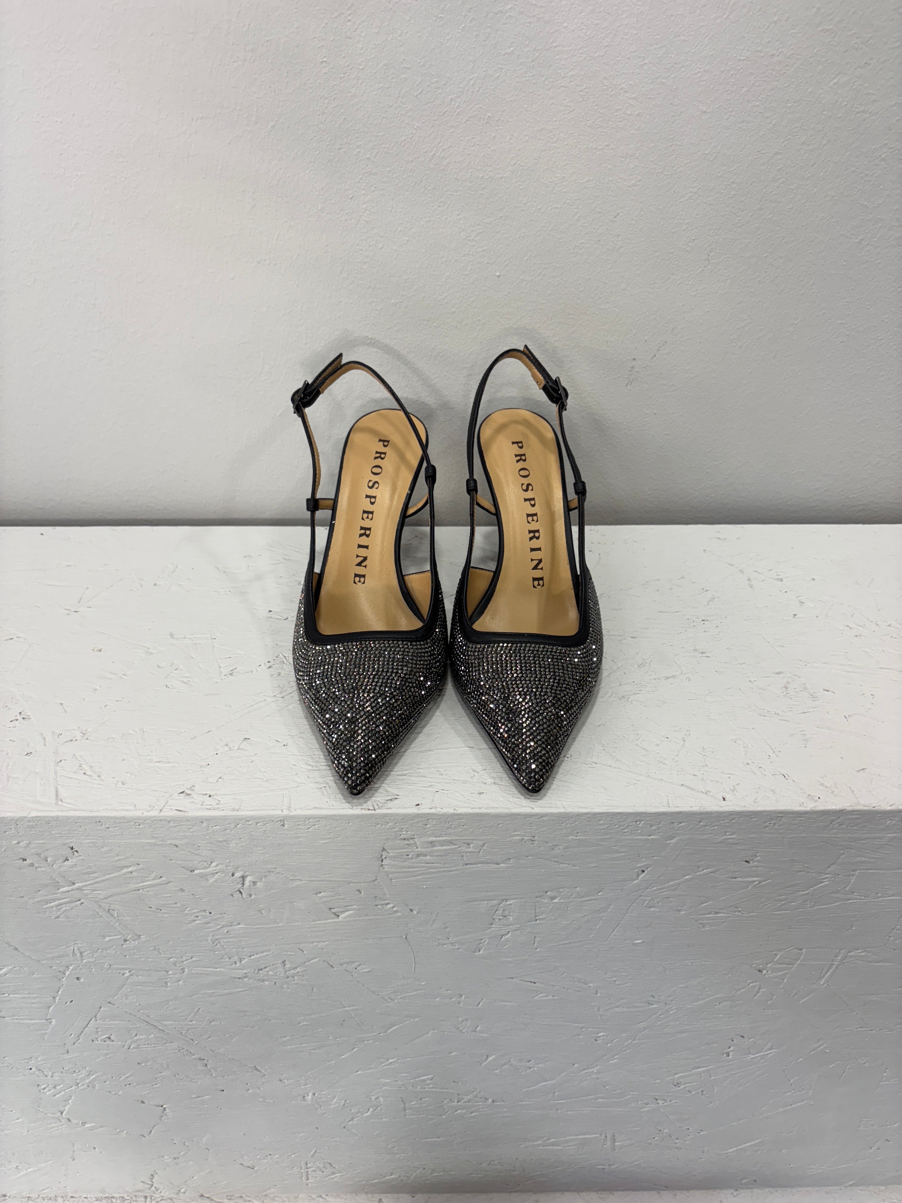 Mule Crystal Ematite con nappa nera