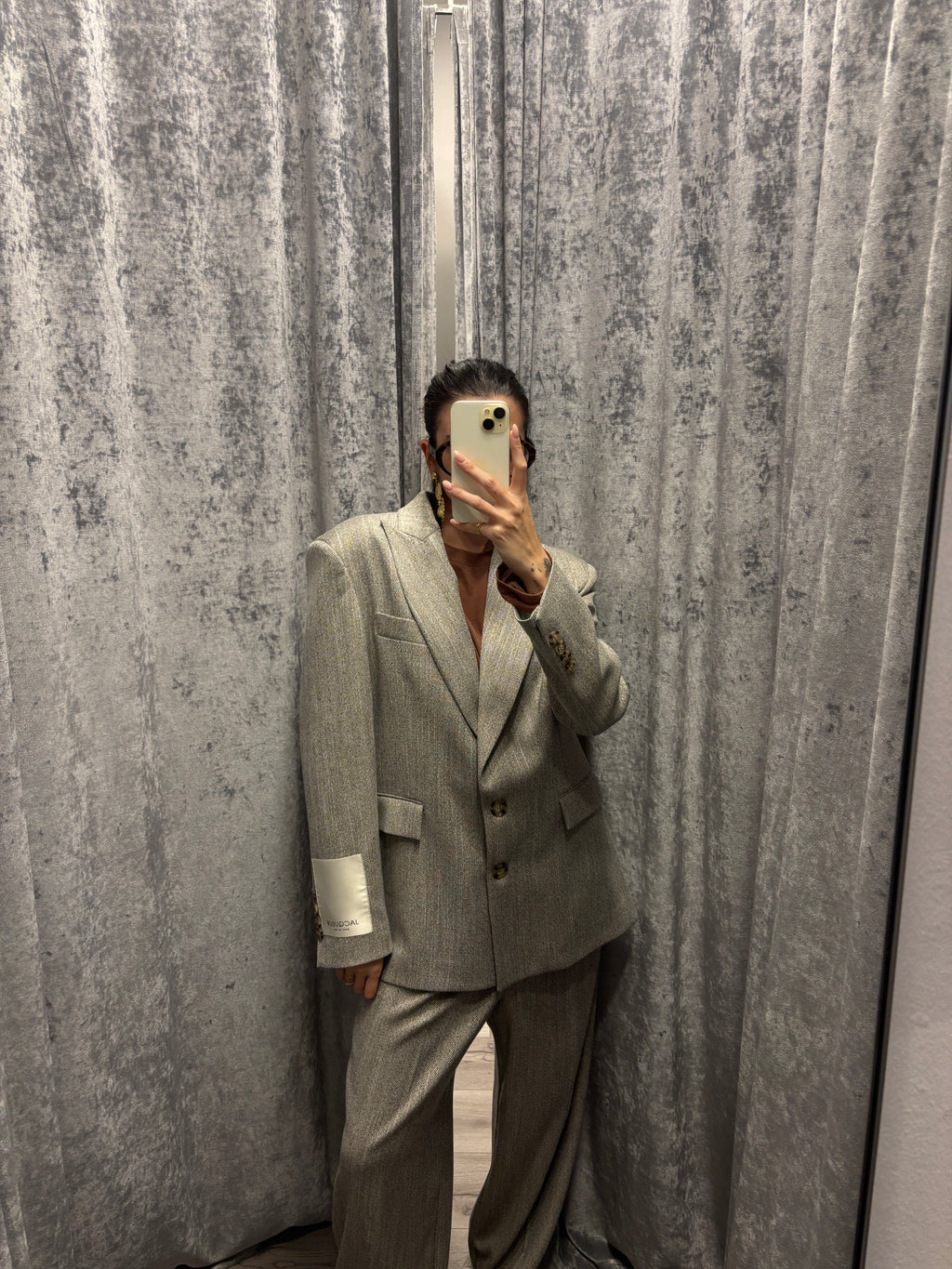 Blazer monopetto oversize