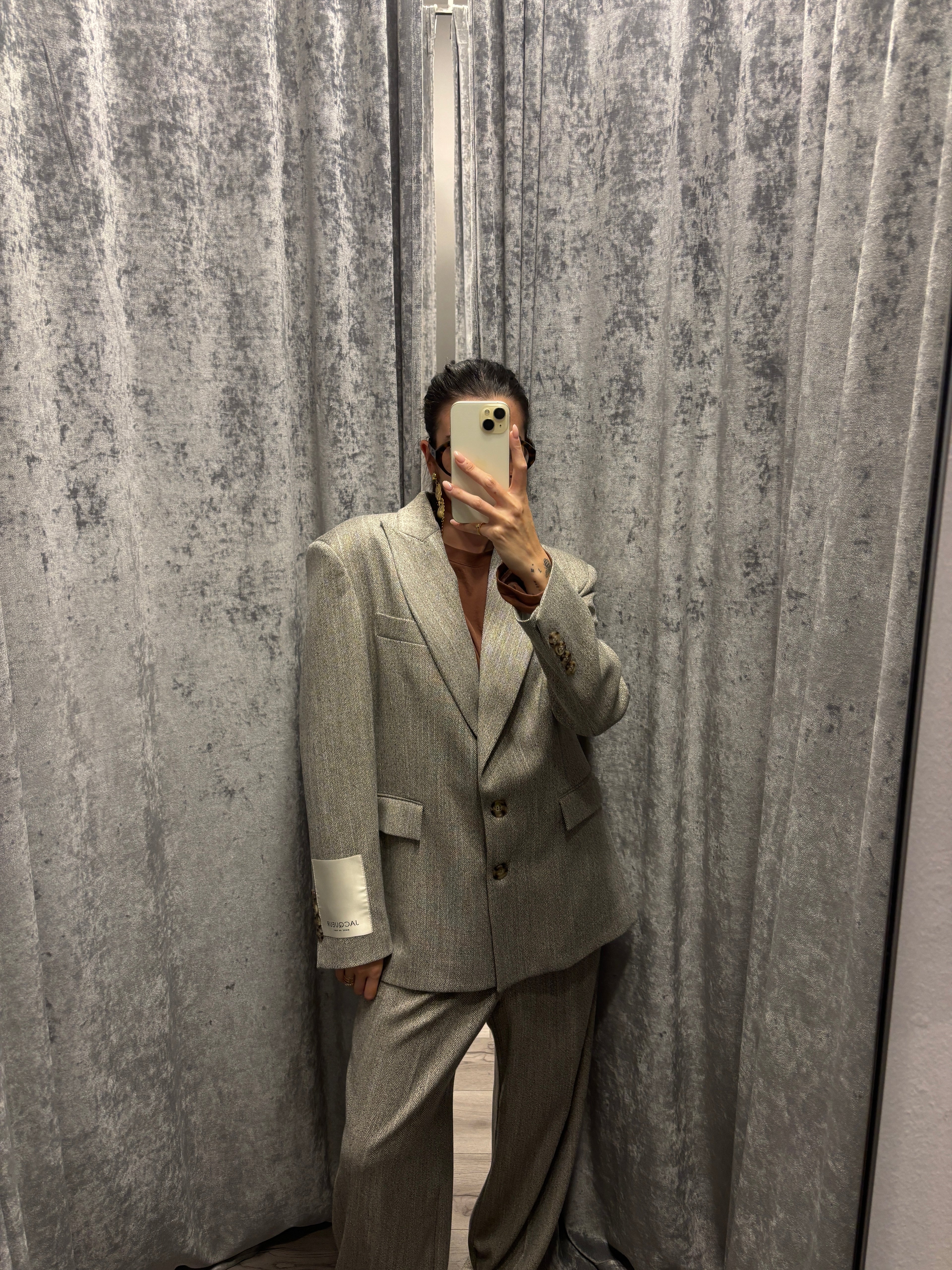 Blazer monopetto oversize