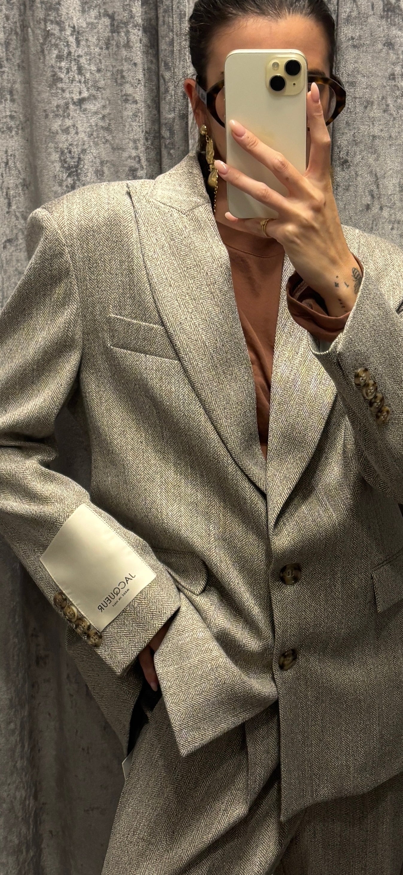 Blazer monopetto oversize