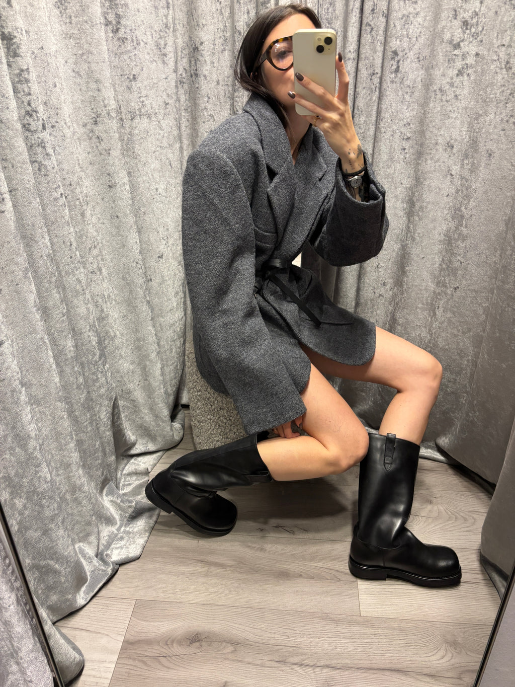 Boots in pelle