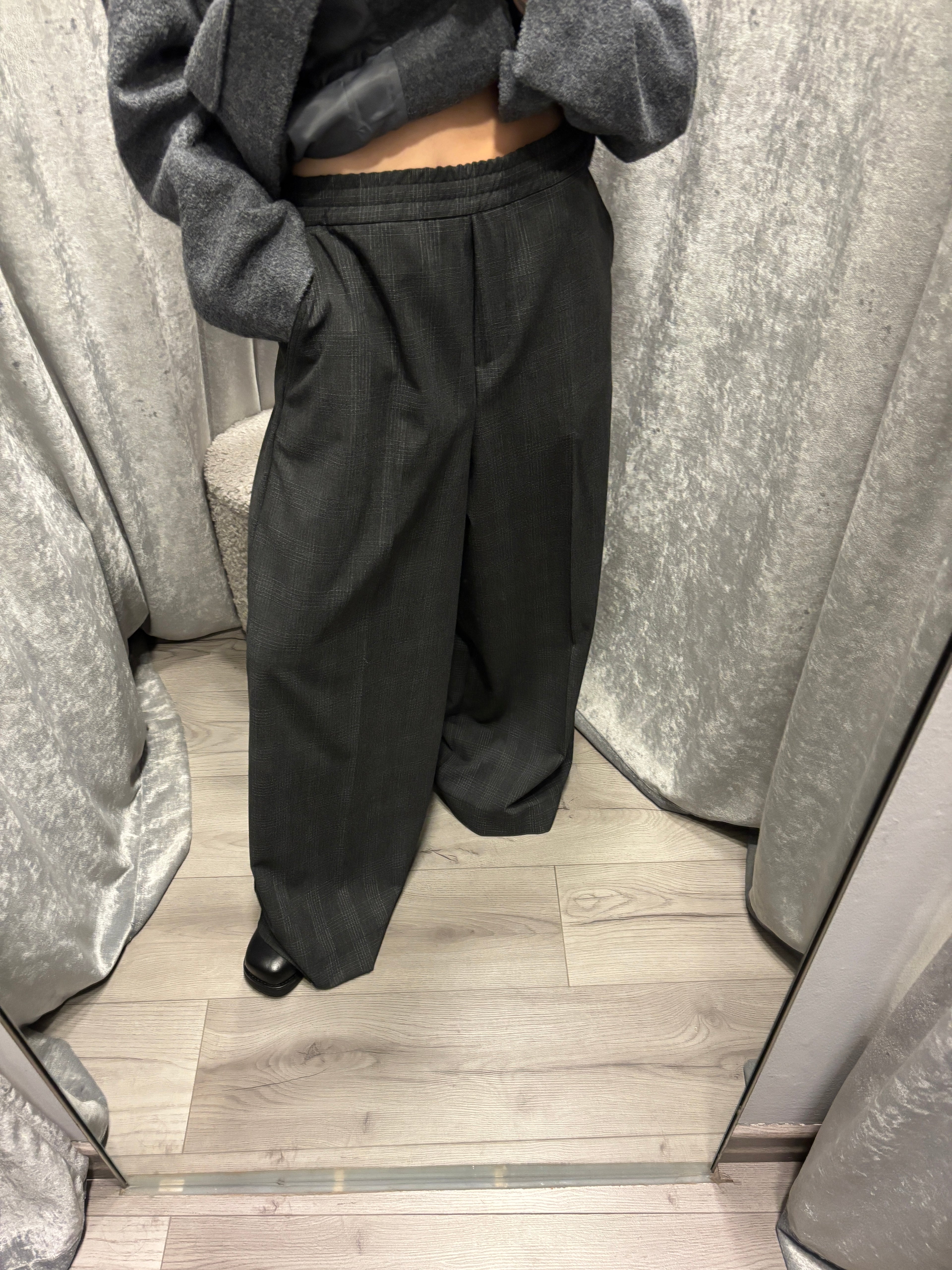 Pantalone Check con elastico